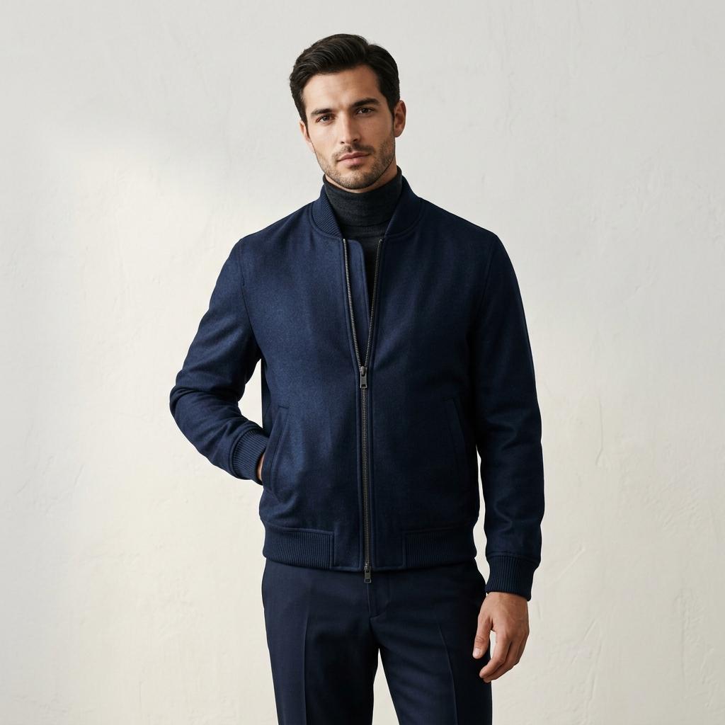 Midnight Bomber Jacket